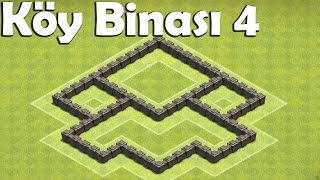 Clash of Clans  4Seviye Köy Binası GanimetampKupa Düzeni [upl. by Amesari]