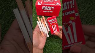 Opening Hugs Howzatt Candy Sticks with Glucose Powder  Cigarette Candy Review shorts [upl. by Eras]