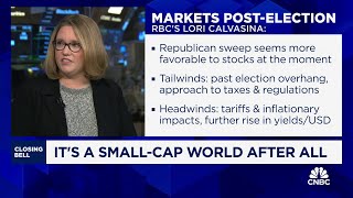 Small cap trade has a little room left to run says RBCs Lori Calvasina [upl. by Fusuy336]