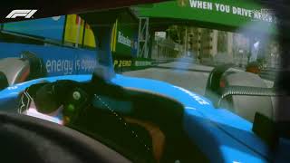 Esteban Ocon  Helmet Cam Lap F1 2023 Monaco Grand Prix Alpine A523assettocorsa [upl. by Allister162]