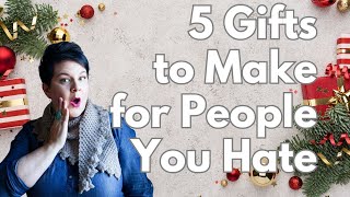 5 Quick and Inexpensive Crochet Christmas Gifts to Make for People Who Wont Appreciate Them Ep85 [upl. by Ernaldus]