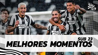 Melhores momentos  Botafogo 2 X 1 Sport  Brasileiro Sub23 [upl. by Annaeoj]