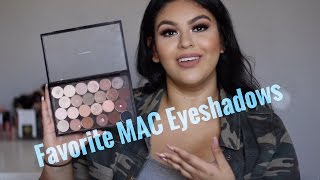 My Favorite MAC Eyeshadows  Most Used [upl. by Ecnerual]