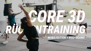 Core 3D  Beweglichkeit amp Kraft  Rückentraining  Mobilisation und Kraft  60 Min [upl. by Eirual594]