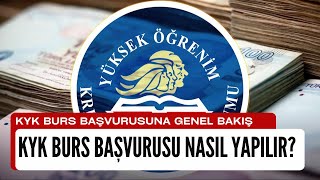 Kyk Burs Başvurusu Nasıl Yapılır [upl. by Finn]