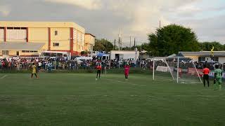 Clarendon College CC vs Garvey Maceo High Dacosta Cup Semi Final Penalty Kicks CC won 43 [upl. by Yarak]