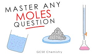 How to deal with MOLES in Chemistry questions [upl. by Sherfield]