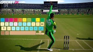 Cricket 24 Pace Bowling Tutorial  KEYBOARD [upl. by Manya975]