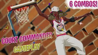 Court Commander Gameplay  6 COMBOS [upl. by Eelac]