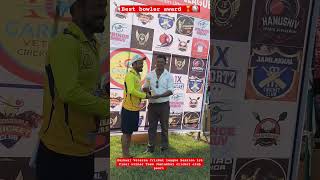 BEST BOWLER AWARD ME🤘🏆 \\ GARHWAL VETERAN CRICKET LEAGUE SESSION1 2024 🏆winawardshotsvideo [upl. by Attenweiler351]