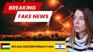 🚨 WOJNA DEZINFORMACYJNA  kolejny front konfliktu IzraelHamas 🚨 [upl. by Alcott]