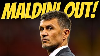 AC Milan owner FIRES Paolo Maldini leaving players and fans stunned [upl. by Eilsew345]