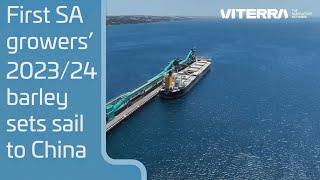 Viterra first vessel of South Australian grain for the 202324 season [upl. by Bolten]