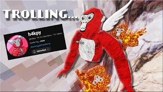 Trolling As H4kpy In Gorilla Tag [upl. by Elleynod]