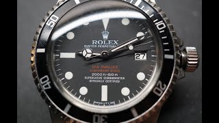 Rolex 1665 Double Red Sea Dweller  1st Sea Dweller [upl. by Hawkie]