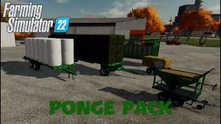 FS22 New Mod console Ponge Pack  Mods in the spotlights 02 [upl. by Buddy]