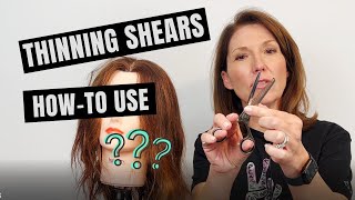 Are You Making This Mistake When Using Thinning Shears [upl. by Nosyd]