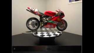 MINICHAMPS 16 SCALE DIECAST MOTORCYCLE MOTO GP DUCATI 996 R TROY BAYLISS WSB 2001 WORLD CHAMPION [upl. by Adnamar877]