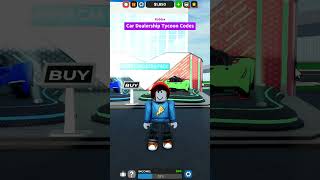 Car Dealership Tycoon Codes  Codes for Roblox Car Dealership Tycoon  CDT [upl. by Nalad]