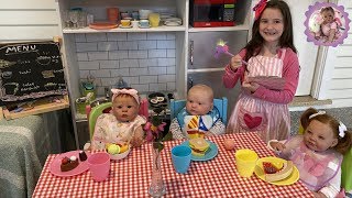 REBORNS BAKE CUPCAKES for FUN FRIDAY [upl. by Susann975]