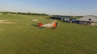 Travel Air Bi Plane take off and flyby [upl. by Arjan58]