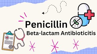 Penicillin Betalactam Antibiotic Mechanism of action How ti works [upl. by Averill]