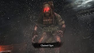 Sekiro Shadows Die Twice  Chained Ogre Boss Fight [upl. by Iatnwahs]