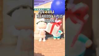 Jai la villageoise la plus bizarre sur Animal Crossing  acnh acnhfr animalcrossing shorts [upl. by Atinehs]