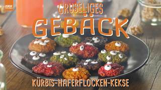 Gruseliges Gebäck  schaurige Halloween Kekse  Die einfachsten Rezepte der Welt [upl. by Aicenet966]