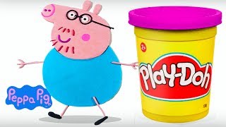 Papai Peppa Pig Massinha PlayDoh  Massinha de Modelar [upl. by Erbma250]