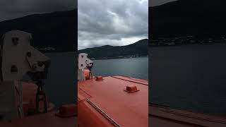 PampO BRITANNIA Obstructed balcony G531 view of Andalsnes Norway cruiseshorts shorts [upl. by Anehsuc]