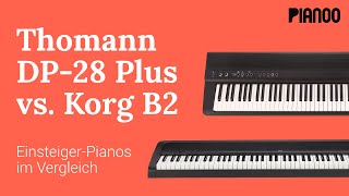 EPianoVergleich Korg B2 vs Thomann DP28 Plus [upl. by Ym]