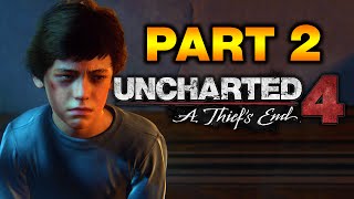 Uncharted 4 Walkthrough Part 2  Crushing  Chapter 1 PS4 Gameplay 1080p HD [upl. by Sauls]