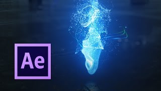 Fluid Simulations w Particular  After Effects TUTORIAL [upl. by Lorrie]