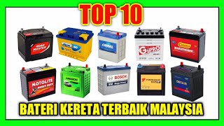 10 Bateri Kereta Terbaik Malaysia  murah berkualiti bagus [upl. by Renae]