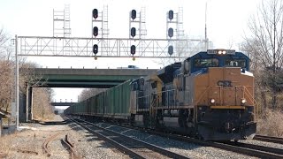 Almost 2 Hours Of CSX Freight Trains [upl. by Snapp552]