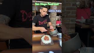 San Diego Food Tour in Little Italy 🇮🇹 [upl. by Dasi576]