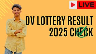 EDV Lottery result 2025 Check Live  Unite Youth [upl. by Toombs]