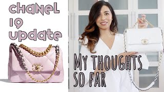 UPDATE AND REVIEW OF MY CHANEL 19 [upl. by Niattirb941]