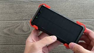 Solar Charger Power Bank 42800mAh Wireless Portable Charger  Honest Review [upl. by Niraj]