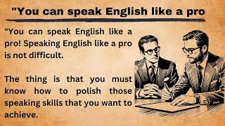 You can speak English like a pro Graded Reader Improve Your English Skills Listen And Practi [upl. by Dirk]