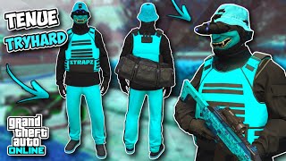 ✔AVOIR UNE TENUE DE TRYHARD BLEU SANS CODAGES SUR GTA 5 ONLINE [upl. by Akienaj]