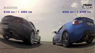 Drag race  Subaru BRZ VS Honda S2000 Motorsport [upl. by Ardnuaed]