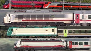 1 ORA di Treni Alta Velocità Intercity e Regionali  INCROCI • DD RomaFirenze • Ponzano Romano [upl. by Zaremski50]