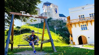 Travel Life Slovakia  MÔJ DEŇ 🧘‍♂️ NA HRADE  Trenčiansky Hrad  City Trenčín [upl. by Blair]