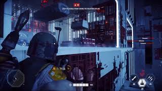 Battlefront 2 On Top of the Death Star  Boba Fett glitch [upl. by Fugere743]