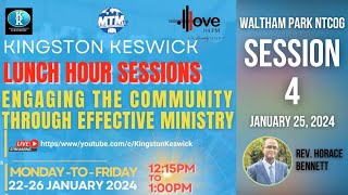 Kingston Keswick 2024 Lunch Hour Session  Rev Horace Bennett  January 25 2024 [upl. by Enilemme]