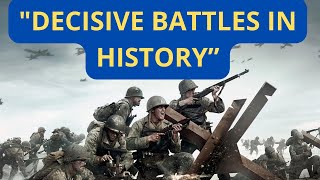 quotDecisive Battles in History Marathon Waterloo Stalingrad Gettysburg Normandyquot [upl. by Nnylodnewg254]