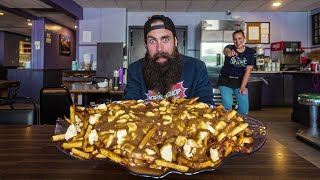 THIS POUTINE CHALLENGE HAS ONLY BEEN BEATEN 7 TIMES IN 11 YEARS  BeardMeatsFood [upl. by Regdor980]