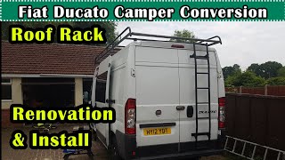 Fiat Ducato Ram Promaster Vanlife Camper Conversion Rhino Roof Rack Renovation and Install [upl. by Uah573]